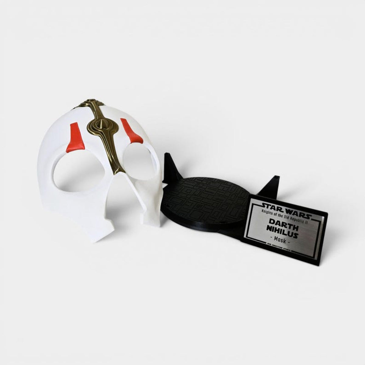 Darth Nihilus Inspired Mask – KOTOR Sith Cosplay Prop