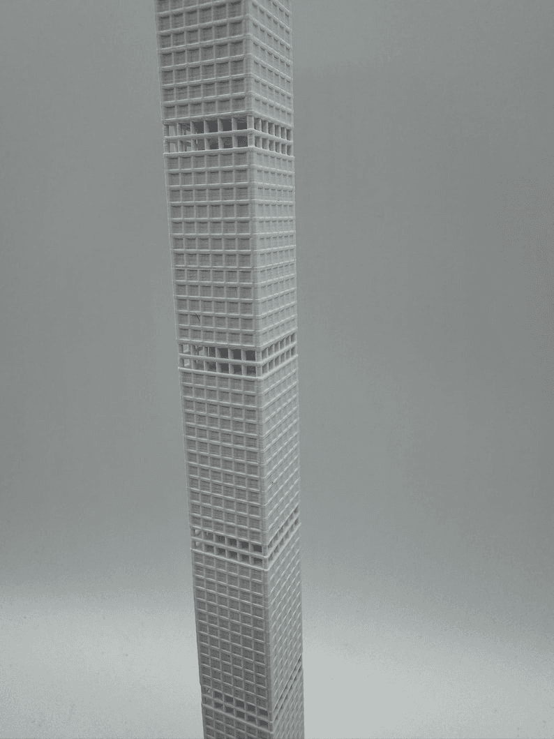 432 Park Avenue Inspired Miniature Skyscraper Model