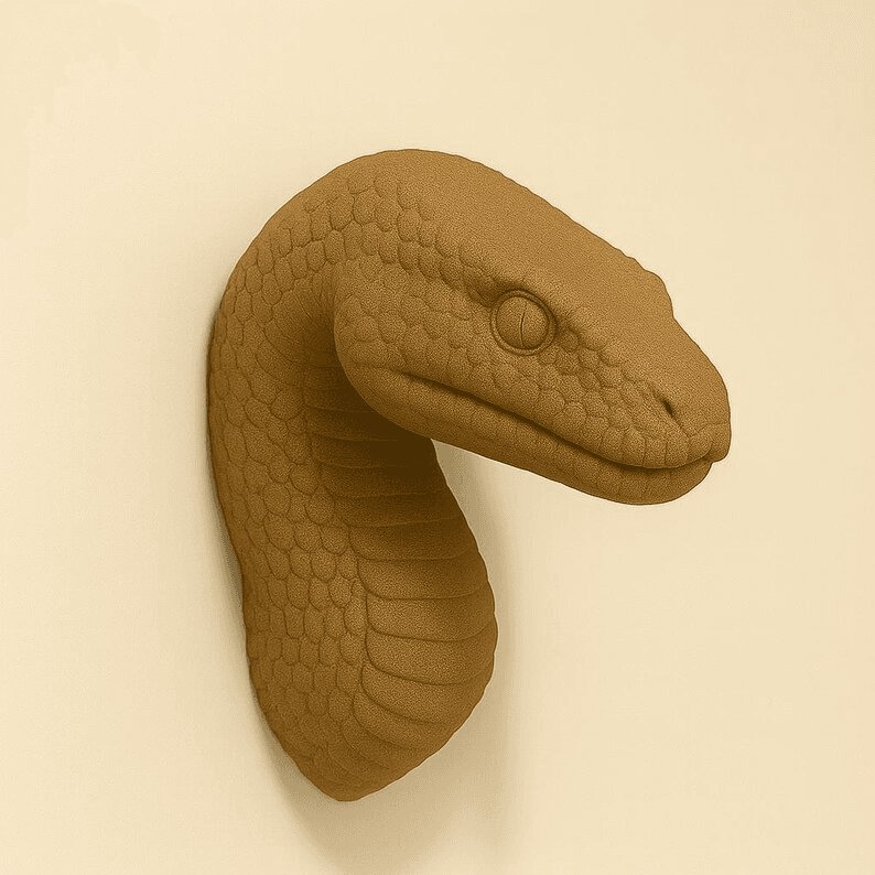 Snake Headphone Stand – Serpent Cobra Headset Holder