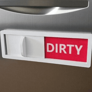 Sliding Dirty Clean Dishwasher Sign – Grunge Style
