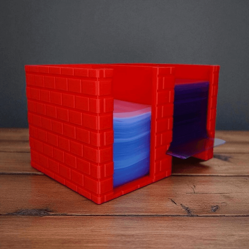 Brick-Style TCG Card Sleeve & Toploader Dispenser