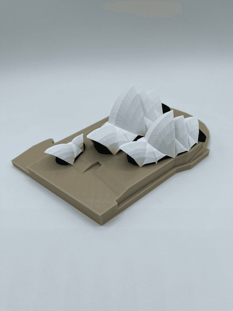 Sydney Opera House Inspired Miniature Landmark Model