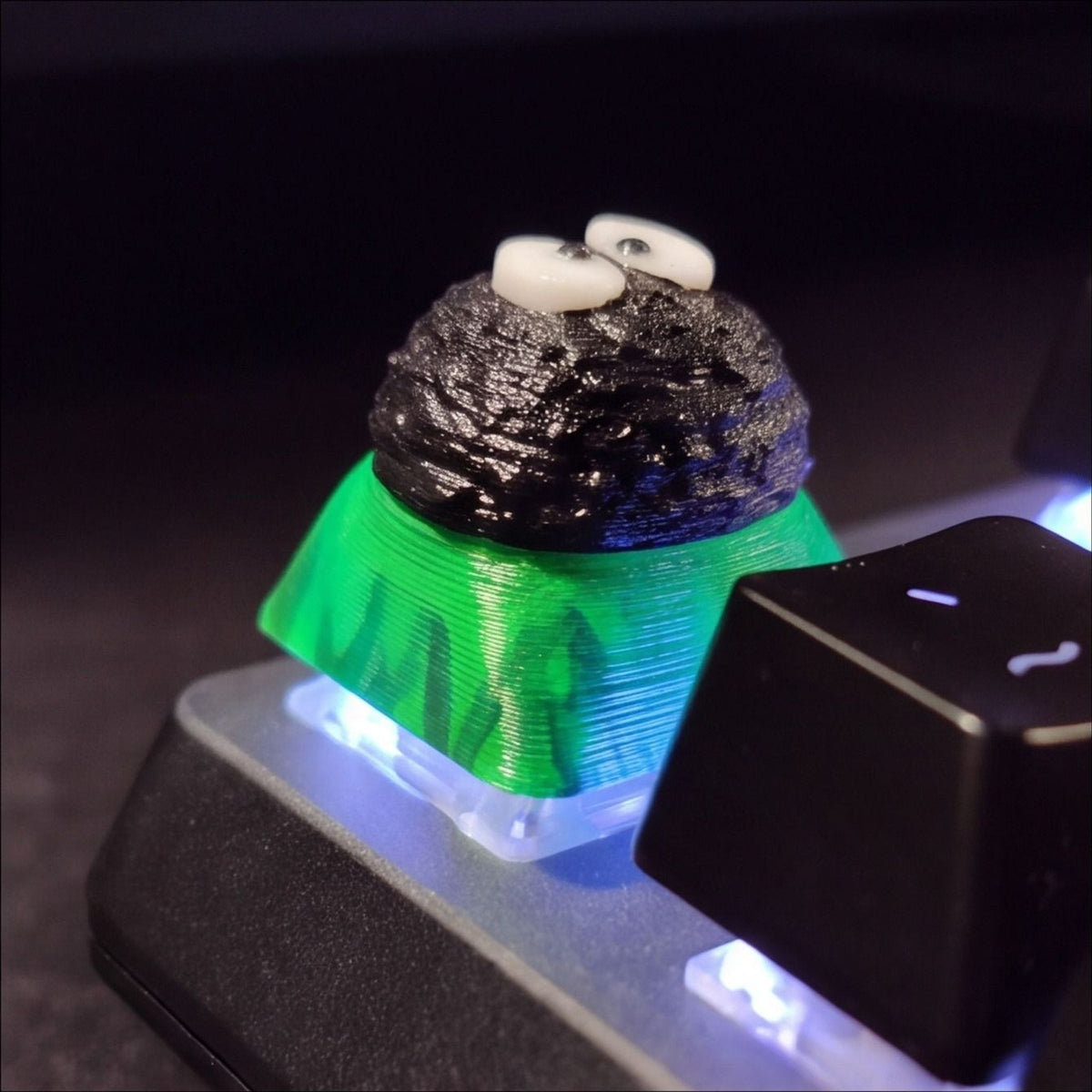 Soot Sprite Artisan Keycap – Susuwatari Inspired Fan Gift