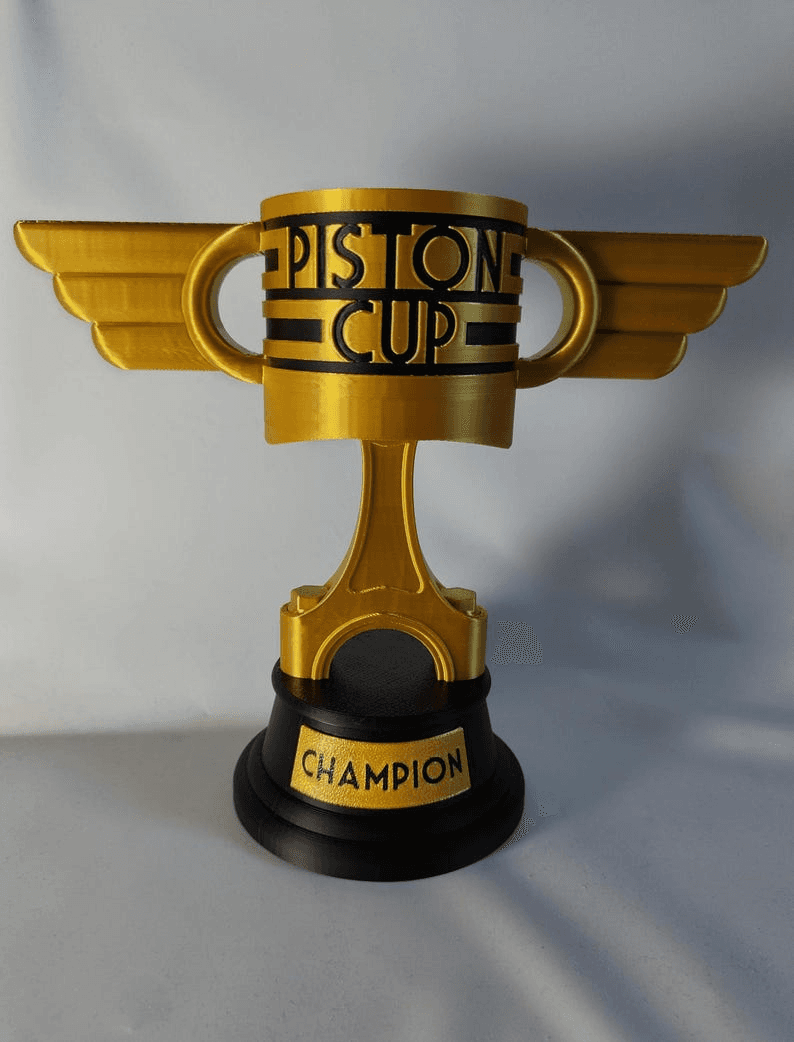 Personalized Piston Cup Trophy – Cars Inspired Fan Gift