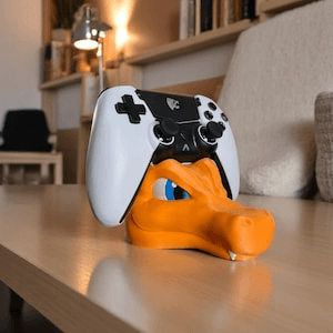 Charizard-Inspired Dragon Head Gaming Controller Stand