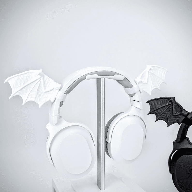 Bat Wings & Cat Ears Gaming Headset Attachment