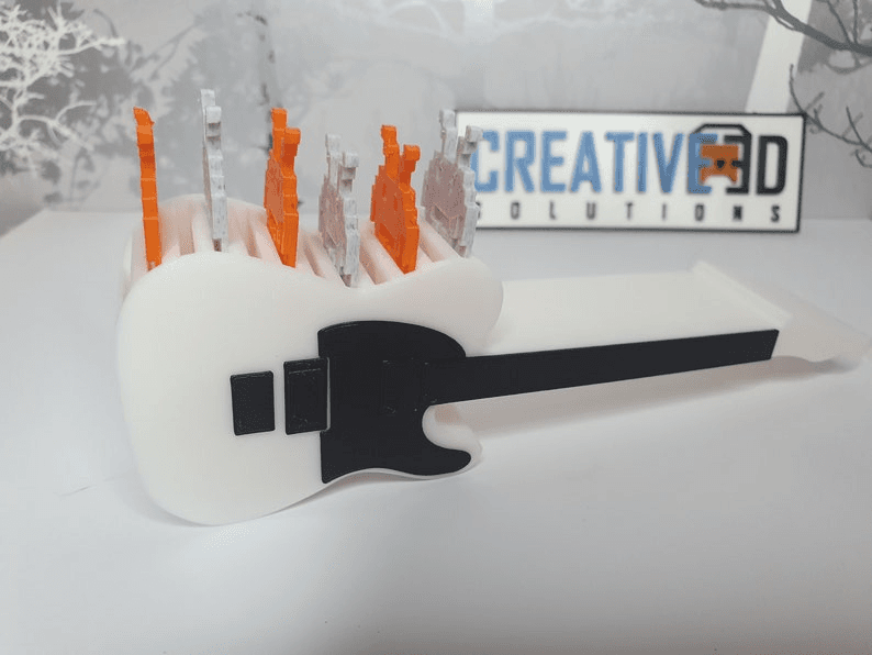 Telecaster-Style Guitar Pick Holder | Guitarist Gift