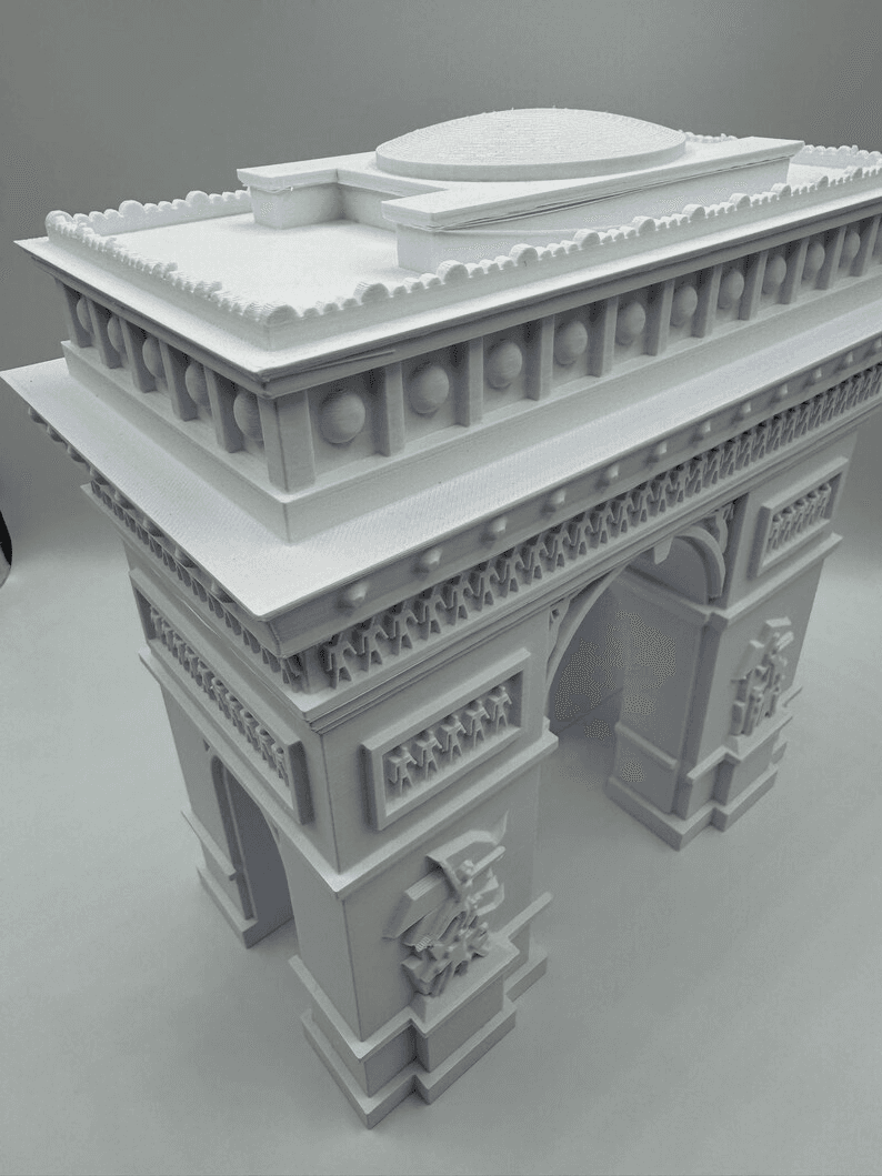 Arc de Triomphe Inspired Miniature Landmark Model