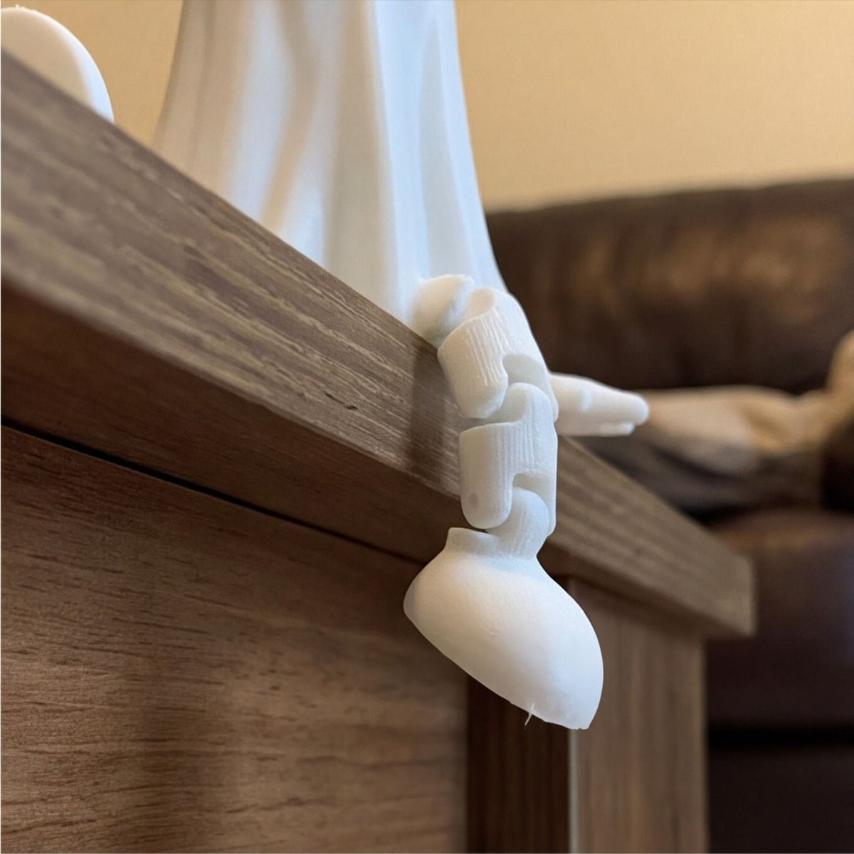 Articulated Ghost Buddy Figurine – Cute Poseable Shelf Sitter