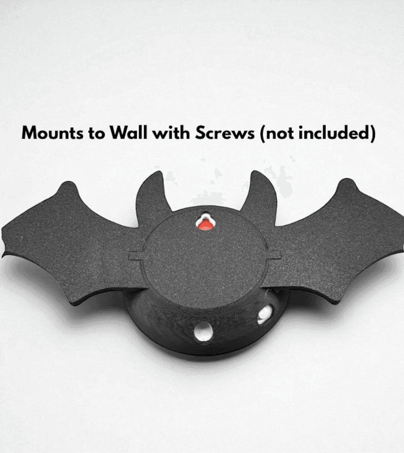 Bat Wing Nest Mini Wall Mount Holder – Gothic Halloween Stand