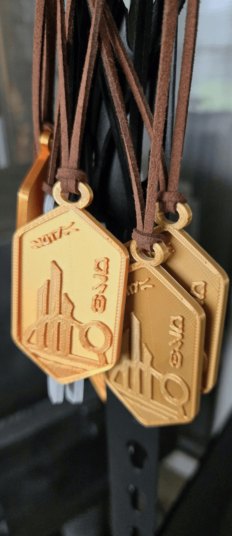Batuu Inspired Spirit of Spira Fan Medallion Necklace