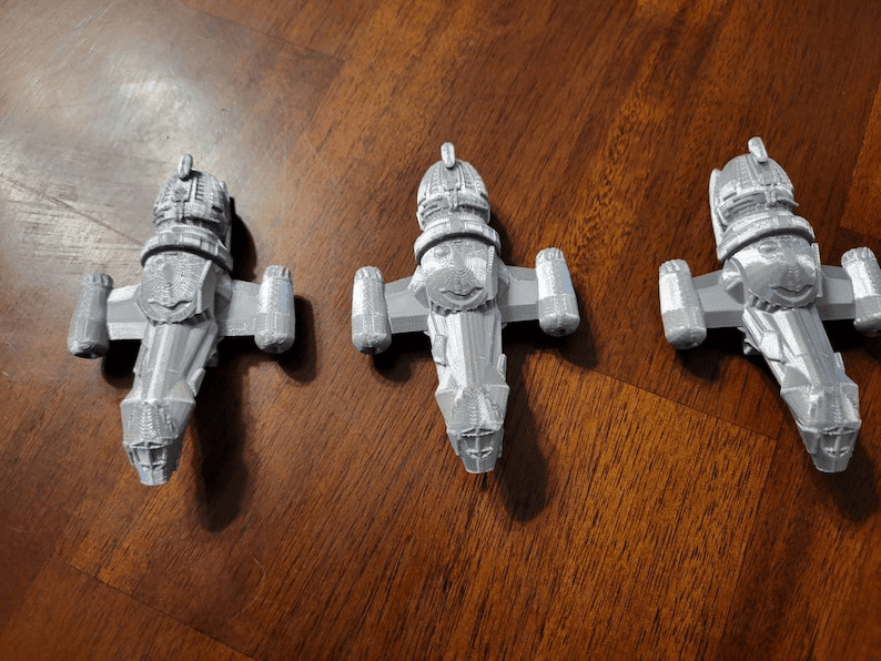 Serenity Firefly-Inspired Mini Ship Models – Set of 3