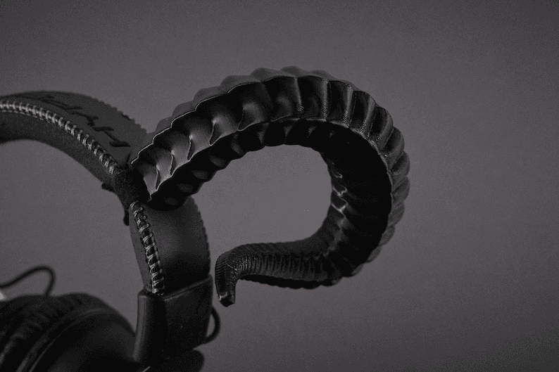 Aries Demon Ram Horns Headset Attachment for Gamers