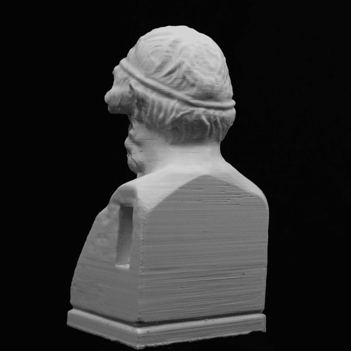 Homer Inspired Classical Bust Statue | Poet Collectible