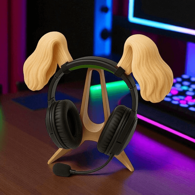 Cocker Spaniel Floppy Dog Ears Headphone Attachment