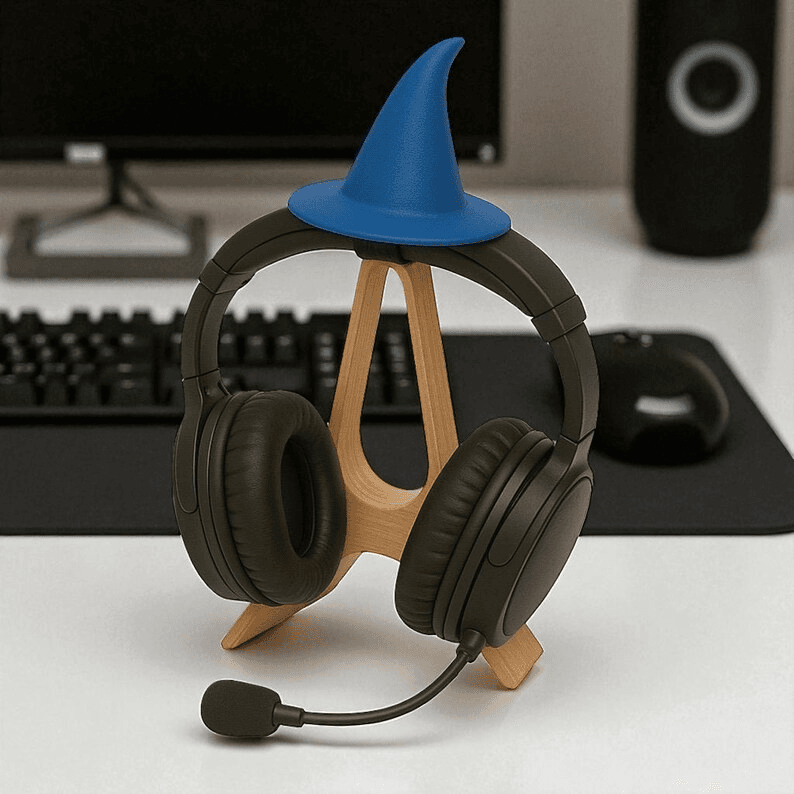 Wizard Hat Headset Attachment for Gaming & Cosplay