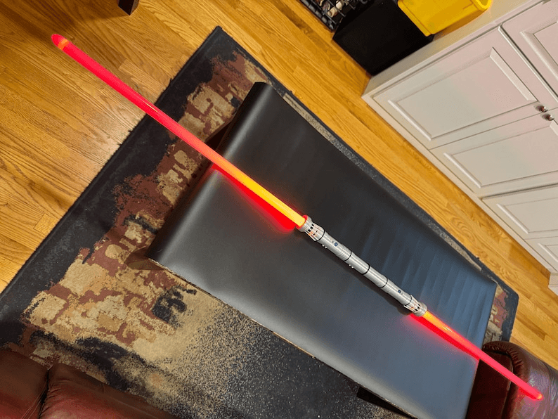 Darth Maul Inspired Double Bladed RGB S16 FX Lightsaber Hilt