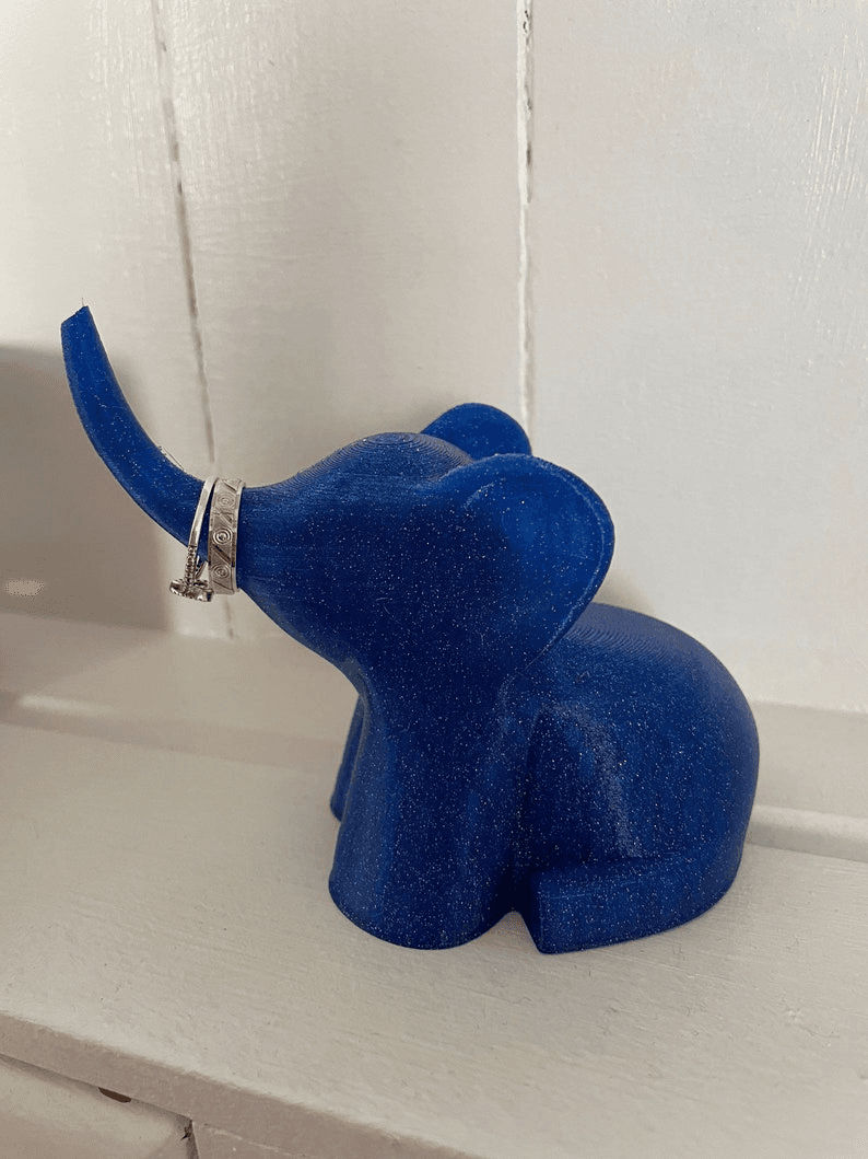 Playful Elephant Ring Holder & Jewellery Dish