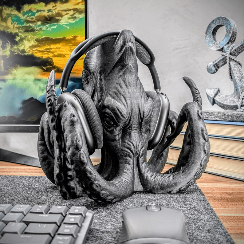 Kraken Tentacle Fantasy Headphone Stand & Headset Holder