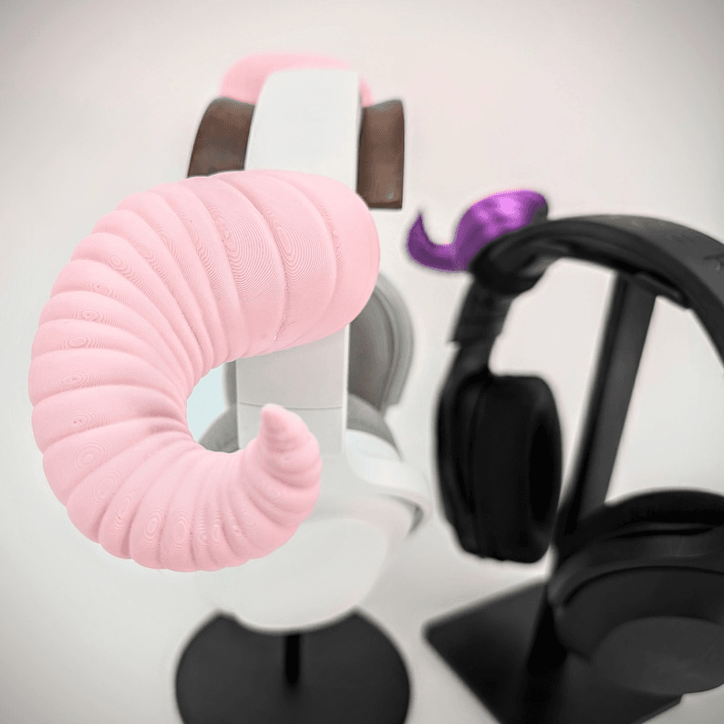 Ram Goat Horns Headphone Attachment – Gaming Headset Clip