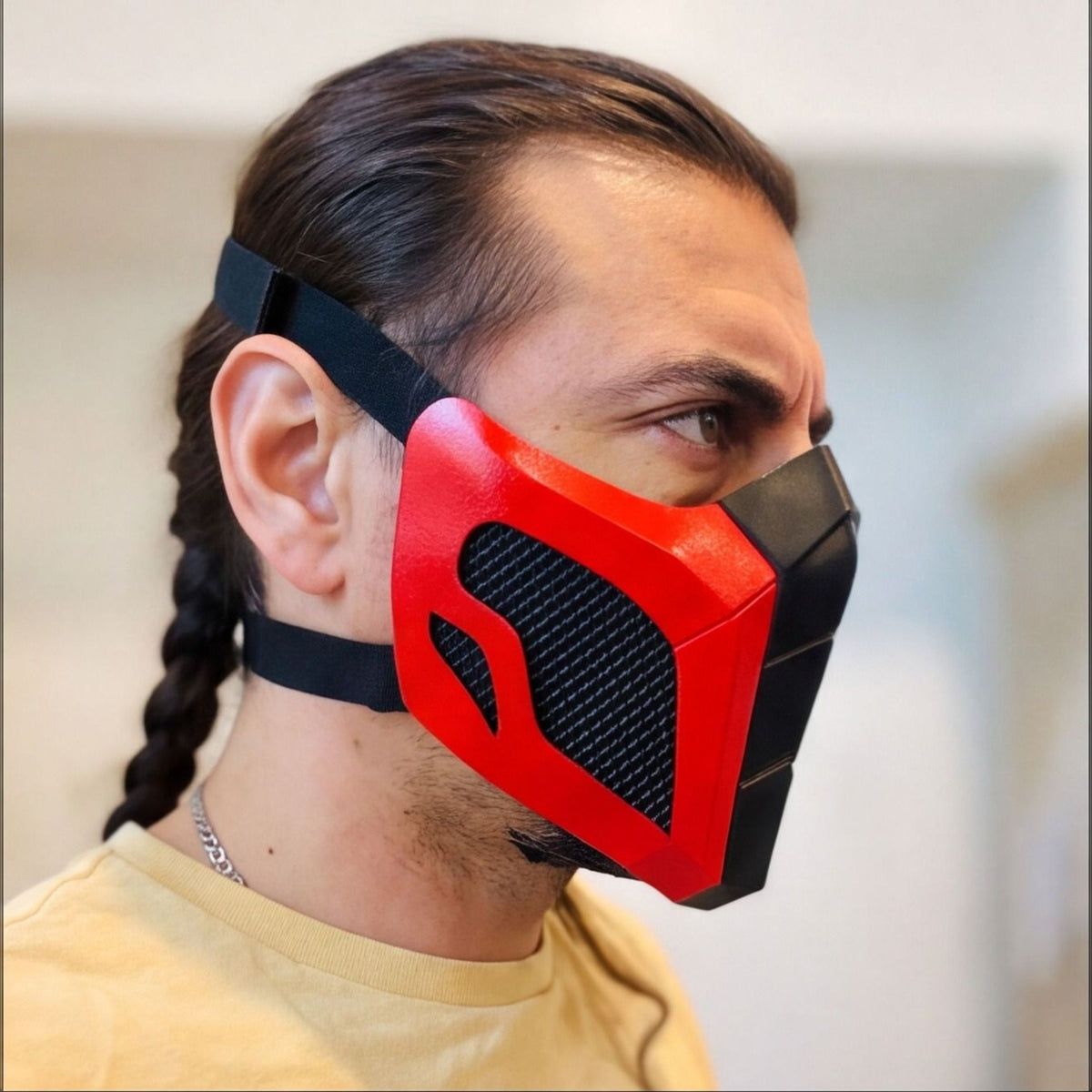 Ermac Soul Eater Inspired Fan Mask – MK Cosplay Costume