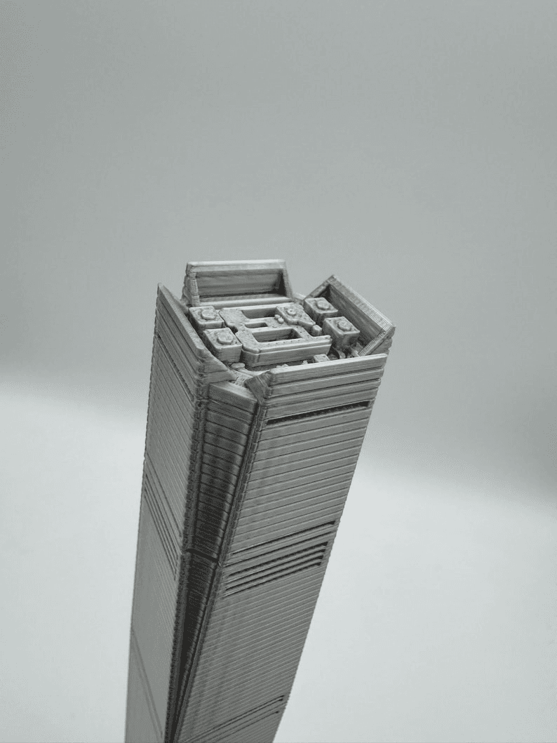 International Commerce Center Miniature Model Display Collectible