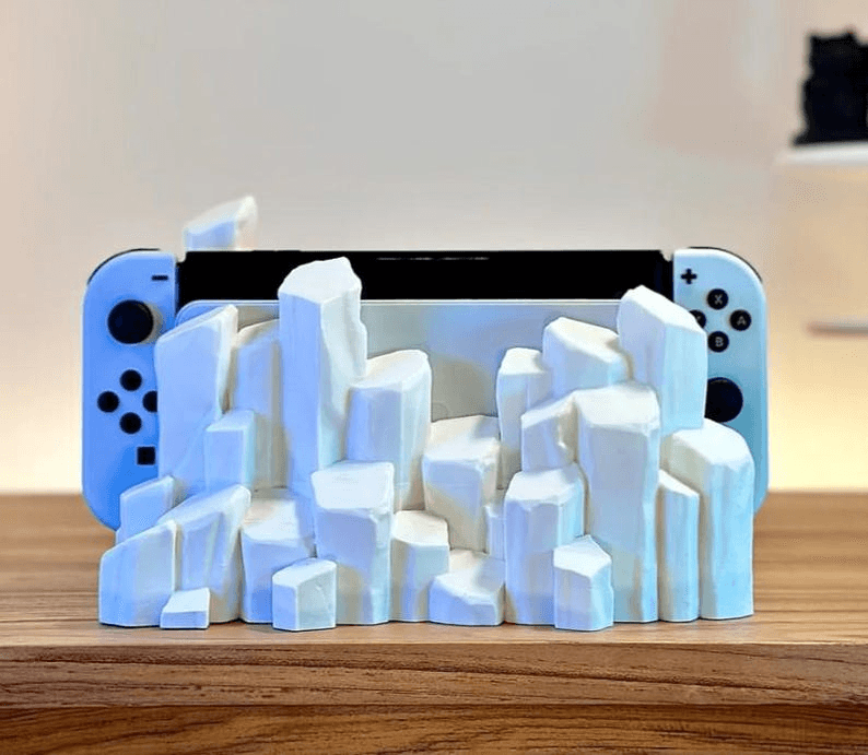Quartz Crystal-Inspired Nintendo Switch Dock Cover | Classic & OLED