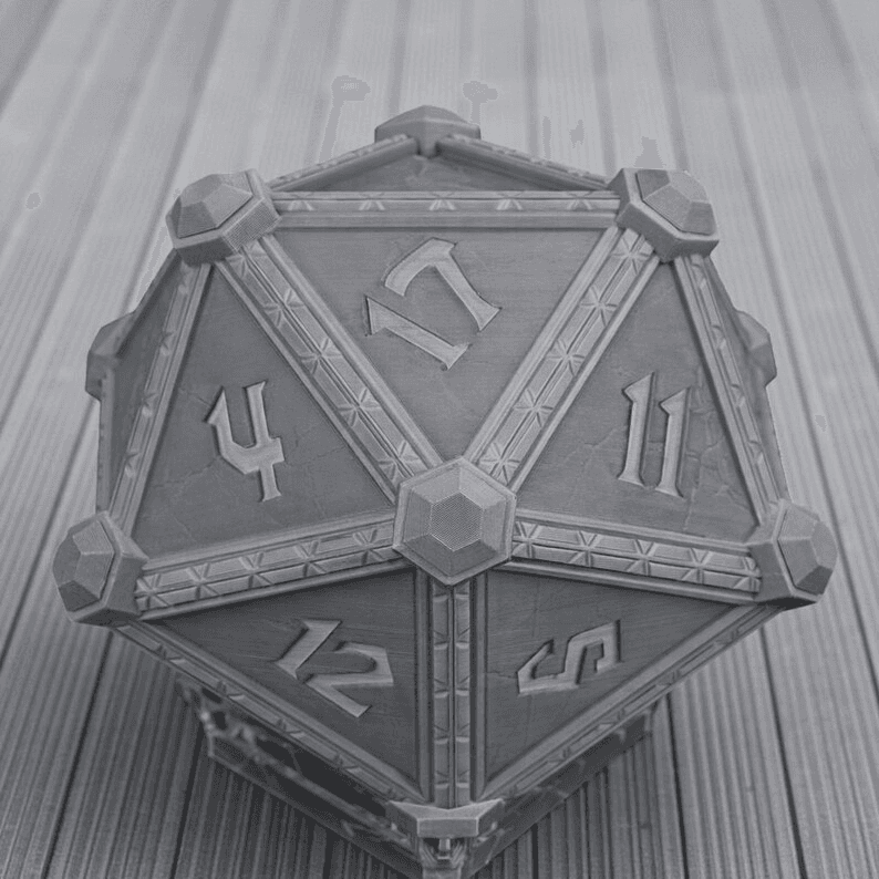 D20 Dice Succulent Pot | RPG Inspired Mini Planter
