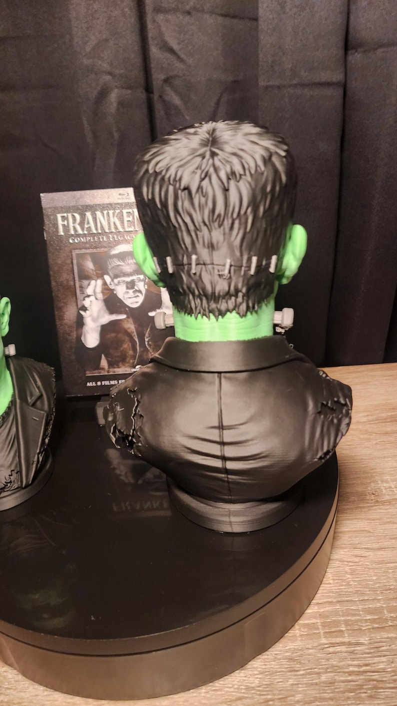 Frankenstein Monster Inspired Bust – Classic Horror Fan Sculpture