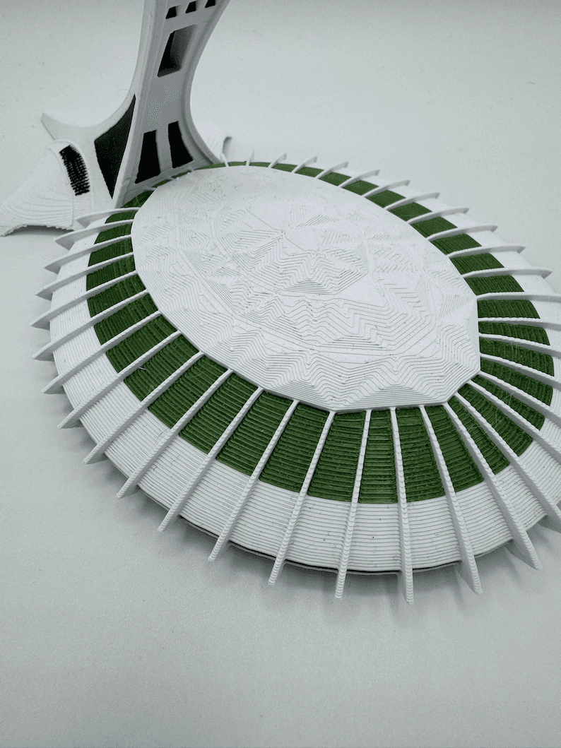 Montreal Olympic Stadium Inspired Fan Model & Collectible