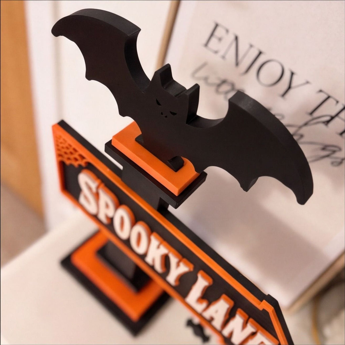 Spooky Lane Halloween Street Sign Decorative Novelty Prop