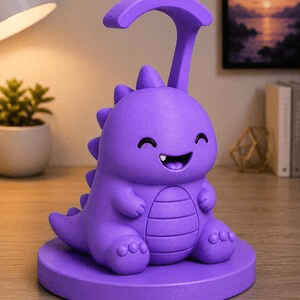 Cute Dinosaur Gaming Headset Stand & Headphone Holder