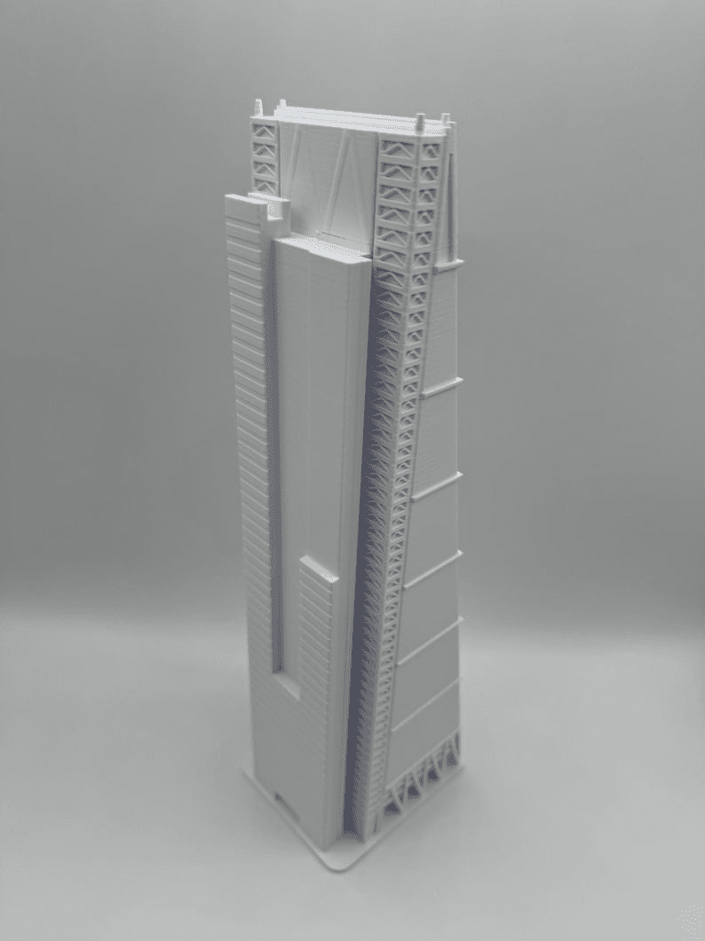 Leadenhall Building Inspired Miniature London Skyscraper Model