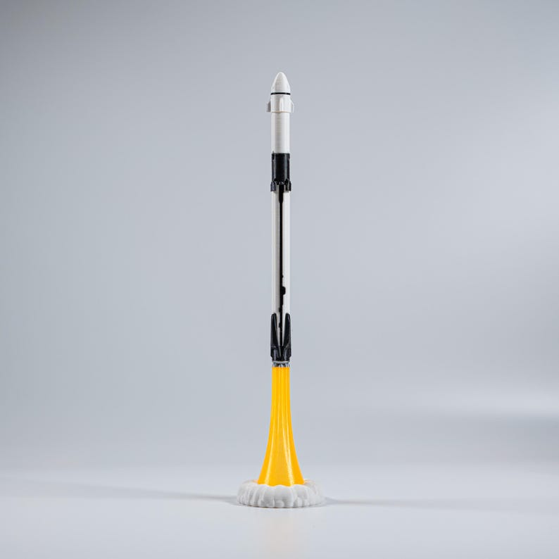SpaceX Falcon 9 Crew Dragon Inspired Rocket Display Model