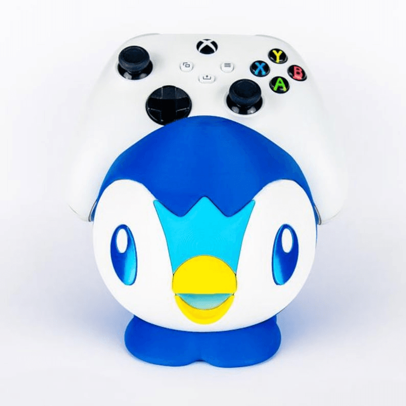 Piplup Inspired Controller Stand | Pokémon Fan Gaming Holder