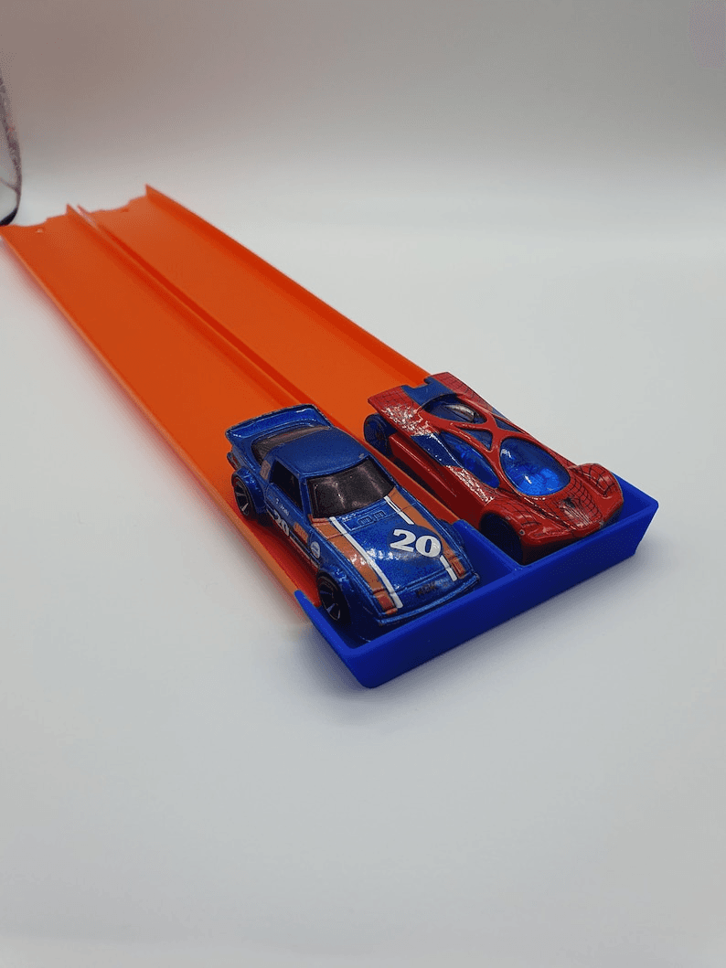 Custom Hot Tracks-Style End Stop Connector for Toy Cars