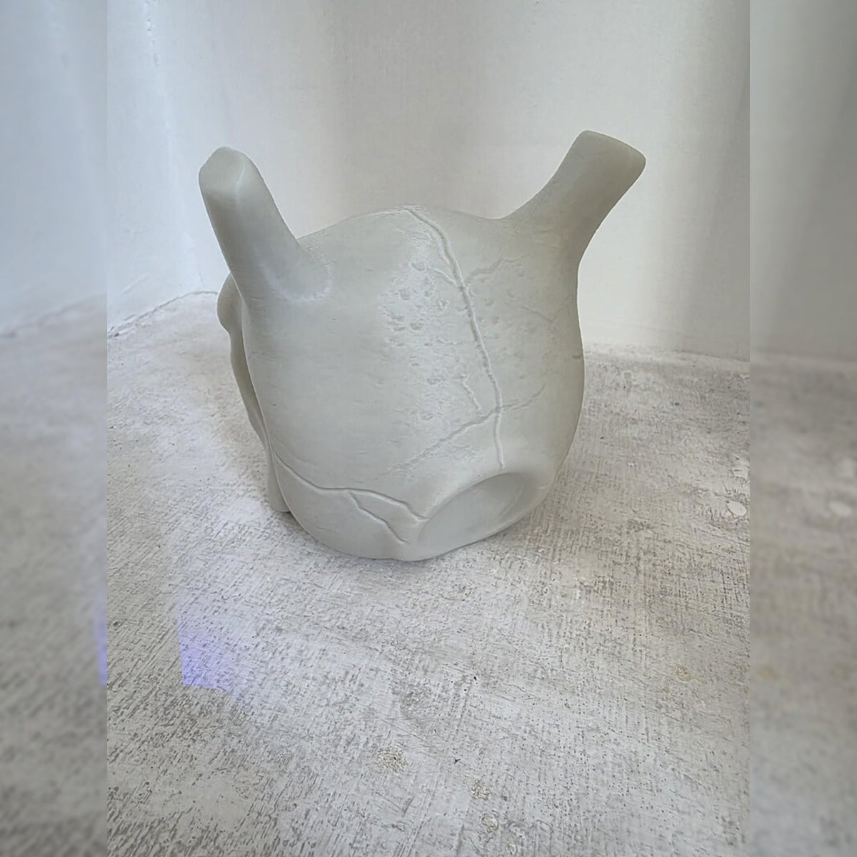 Mewtwo-Inspired Skull Bust | Pokémon Fan Collectible