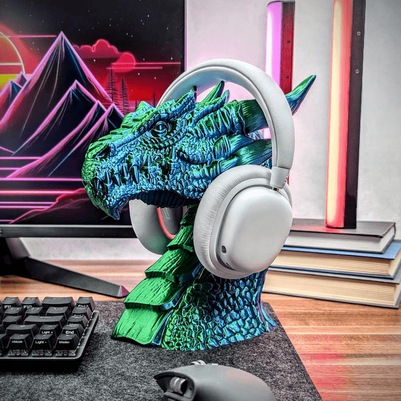 Treble Clef Headphone Stand – Music Lover Desk Holder