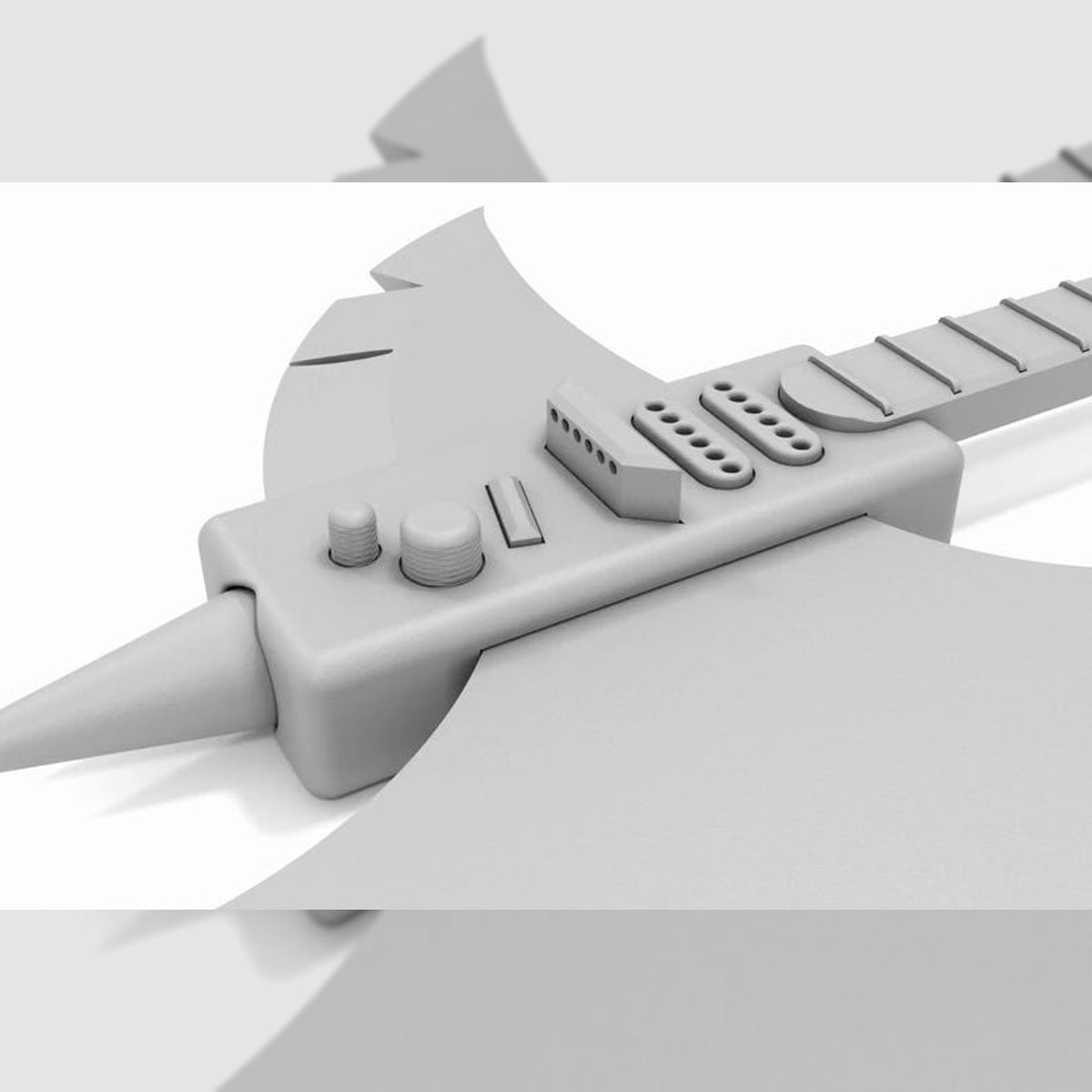 Marshall Lee Guitar Axe – Adventure Time Inspired Cosplay Prop