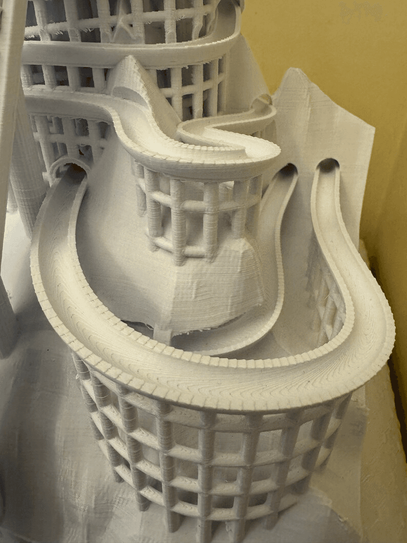 Marble Run Spiral Tower Horn Model – Digital STL Files