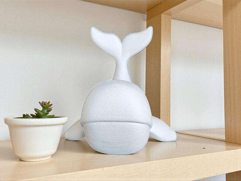 Humpback Whale Sculpture – Ocean Animal Shelf Decor