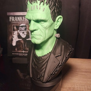 Frankenstein Monster Inspired Bust – Classic Horror Fan Sculpture