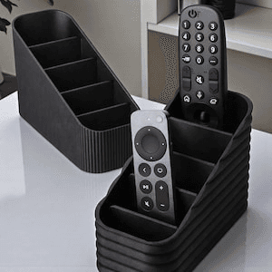 Multi Remote Control Organizer – Gaming Desk Storage Caddy