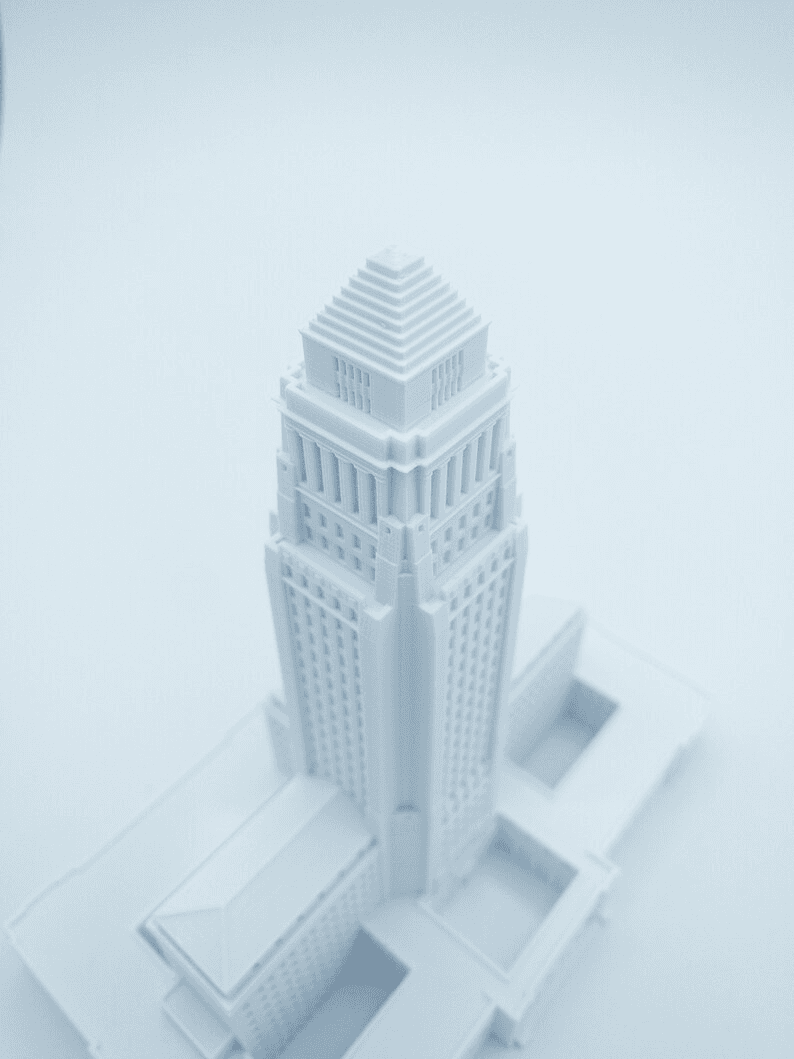 Vienna Rathaus Inspired Gothic City Hall Miniature Model