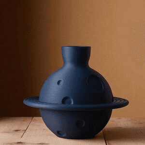 Space-Inspired Planet Vase | Cosmic Saturn Flower Vase