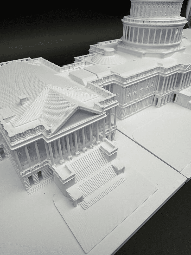 US Capitol Building Miniature Model – Collector's Replica
