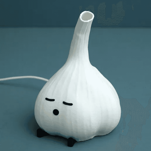 Kawaii Garlic Night Light – Cute Novelty Desk Lamp