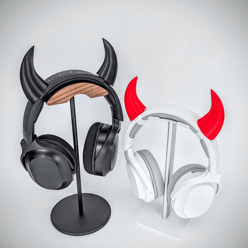 Demon Devil Horns Accessory for VR Headsets – Cosplay