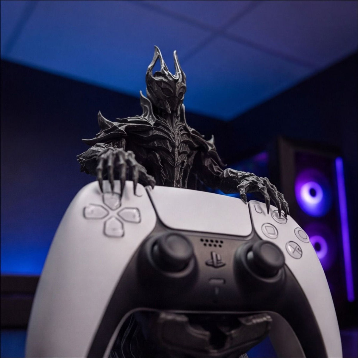 Dark Lord's Throne PS5 Controller Stand | Evil Overlord