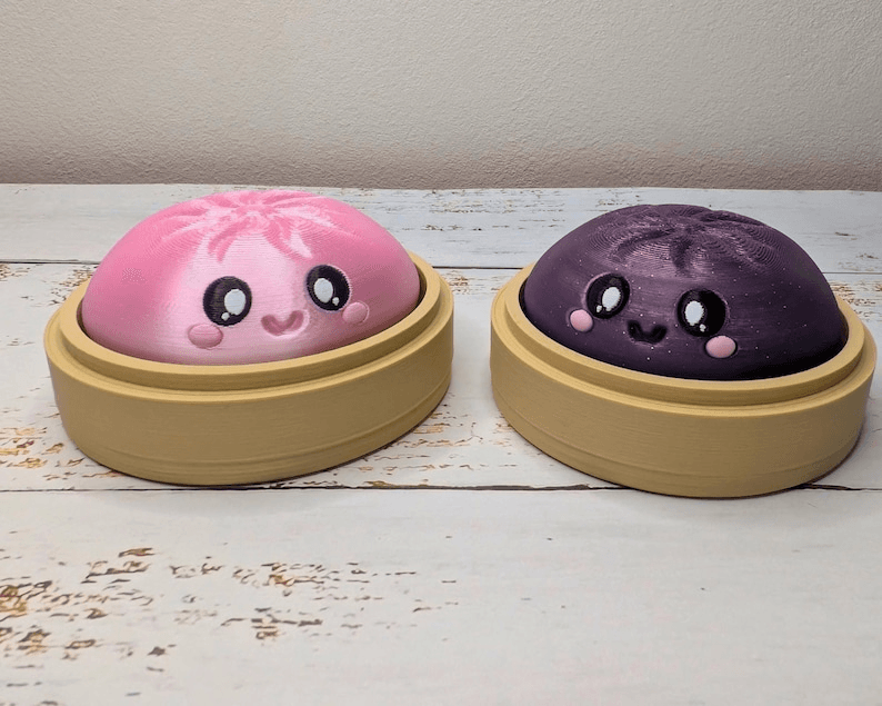 Cute Bao Bun Dumpling Clicker Fidget Desk Toy